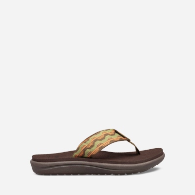 Teva Voya - Kids' Teva Flip Flops - Dark Olive | India (GRVK06583)